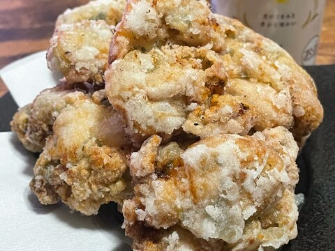 バッチリ美味しいっ♫ 鶏モモの大葉唐揚げ